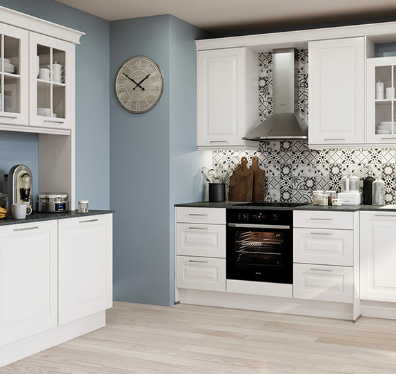 Cuisine Adele Blanche authentique charme aspect mate