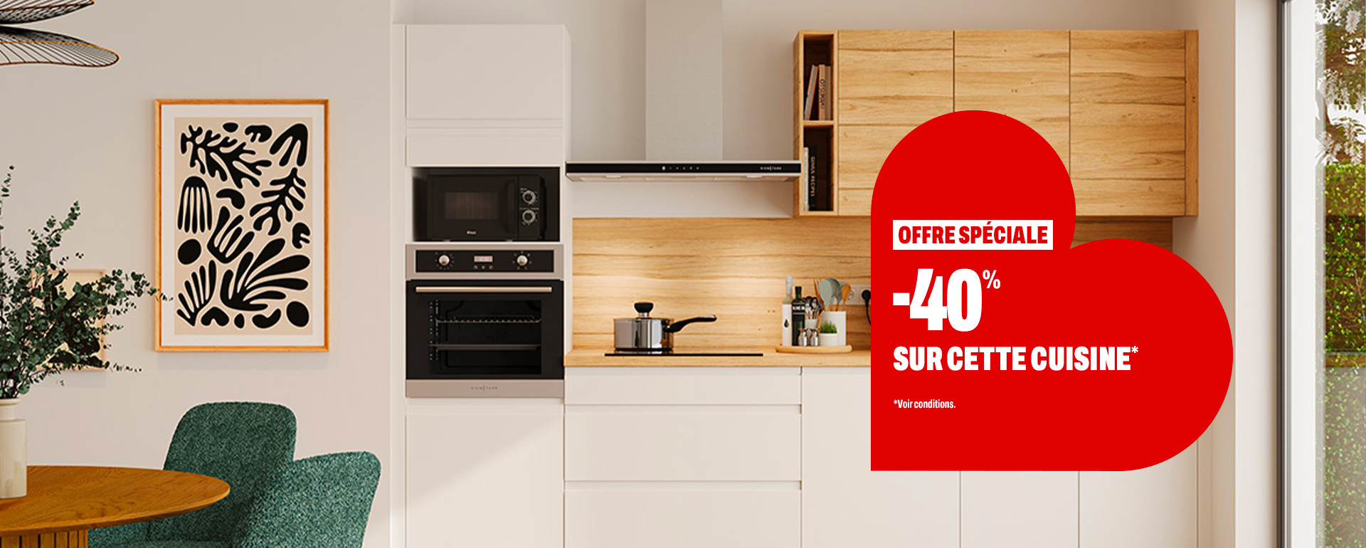 Ambiance cuisine eda blanche mat