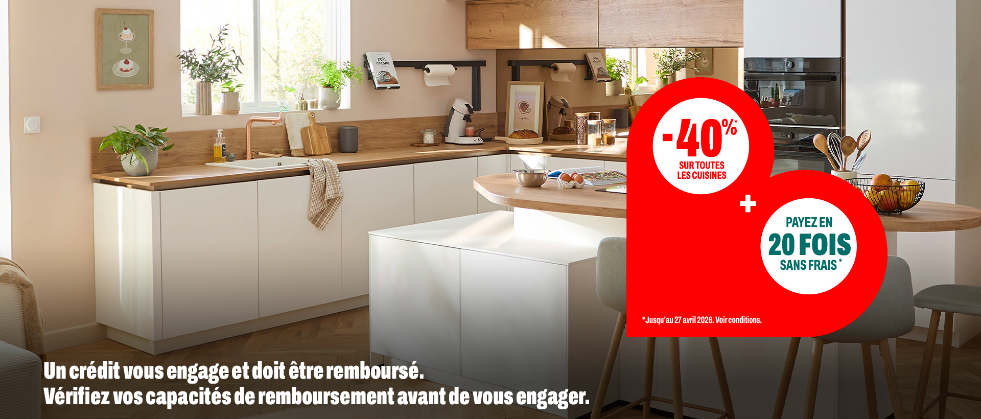 -40% sur toutes les cuisines signature