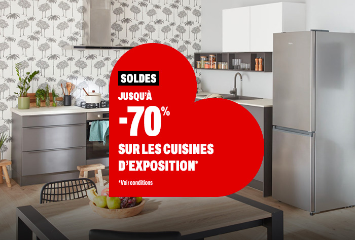 -70% cuisine d'expo